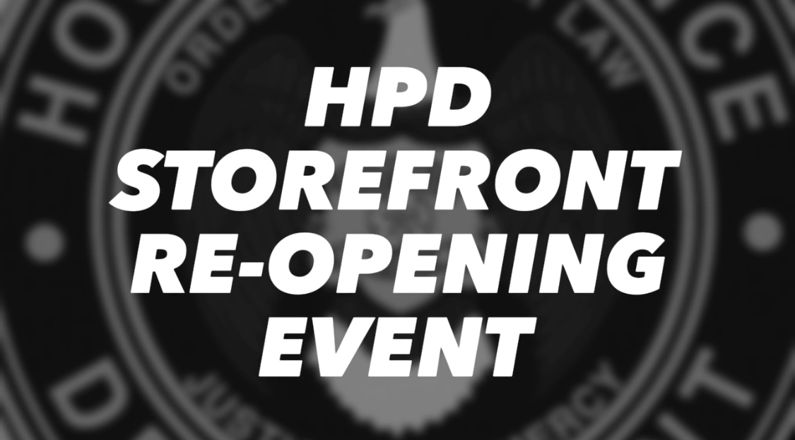 Reopening of HPD Storefront Press Event DSquare