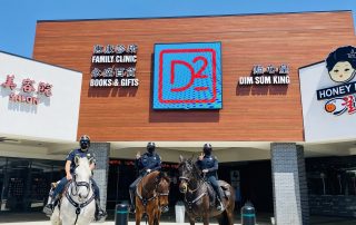 Mounted Patrol at D-Square