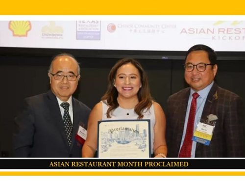 Asian Restaurant Month proclaimed