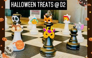 Halloween at D2 - Free Masks and Candies